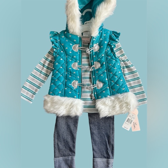 Little Lass Girl’s 3-Piece Set 3T - Picture 1 of 8